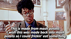 Richard Ayoade, host of Travel Man, and not fond of eating a lot of foreign foods. 